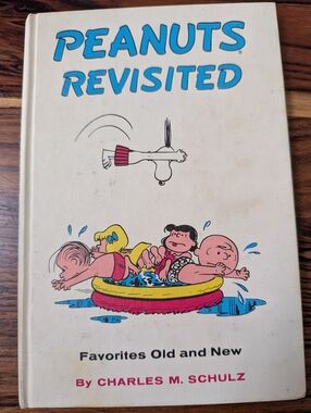 VTG 1959 Peanuts Revisited Hardcover Book Charles M. Schulz Weekly Reader Ed